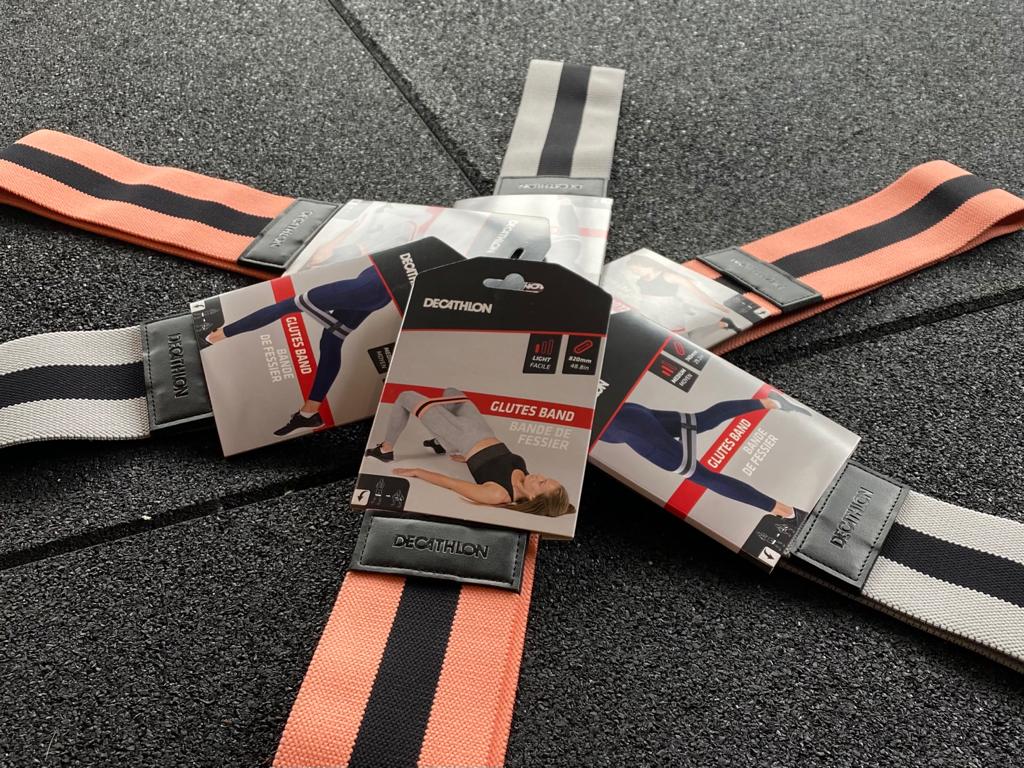 Weerstandsband / resistance glute band LIGHT voor krachttraining billen —  Sportcenter Allround